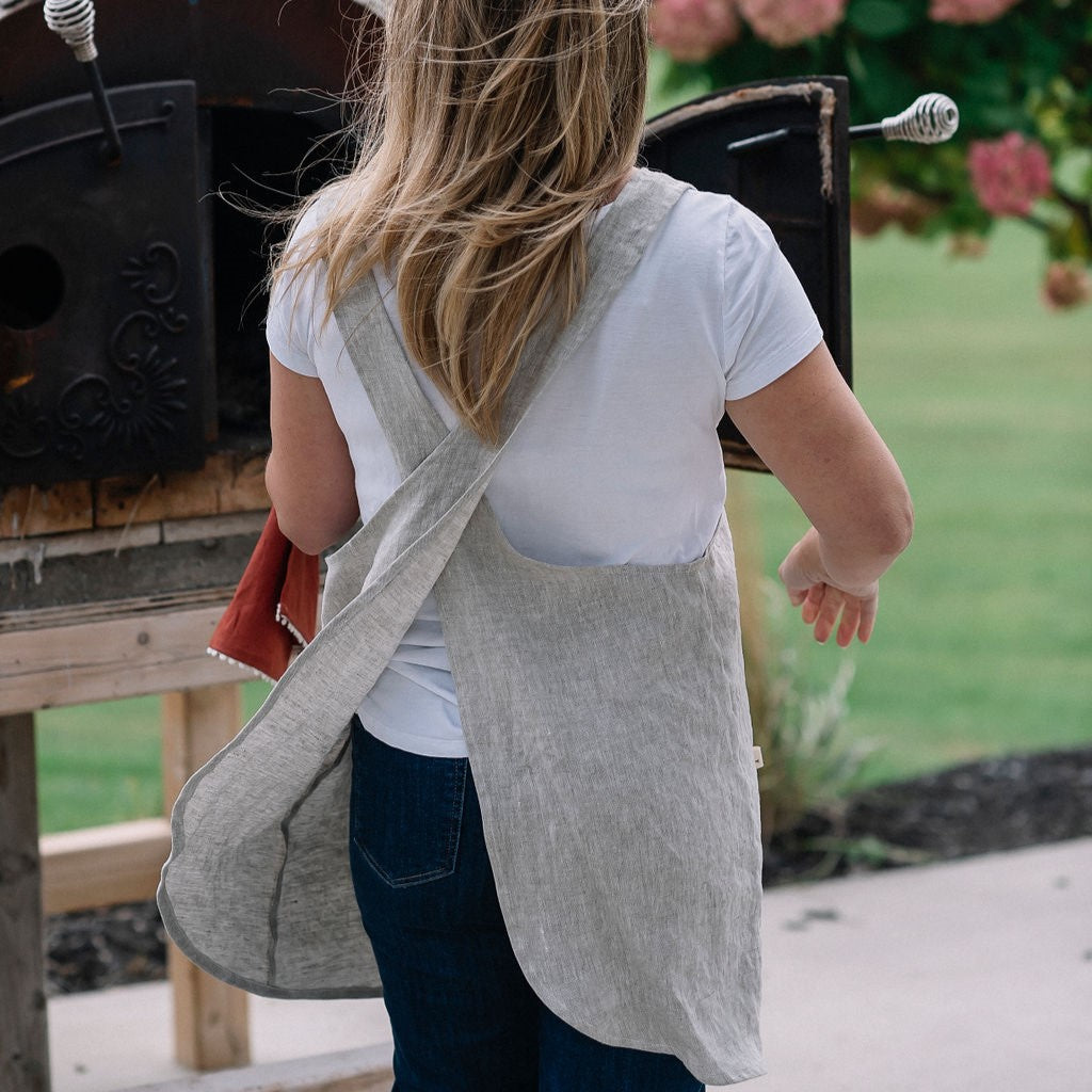 Le tablier japonais pur lin – Image 7