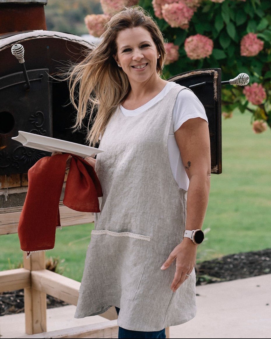 Le tablier japonais pur lin – Image 6