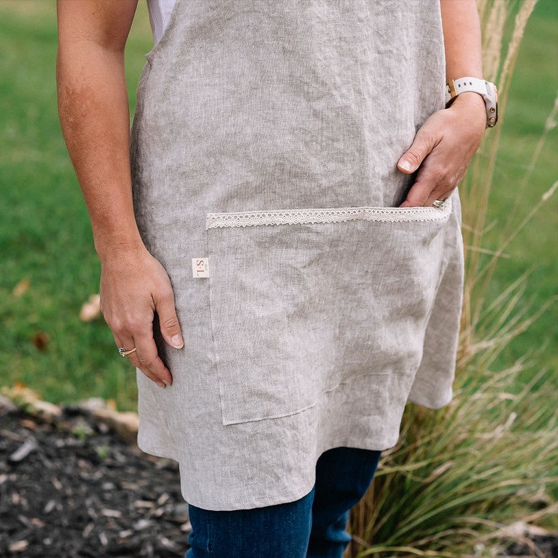 Le tablier japonais pur lin – Image 8