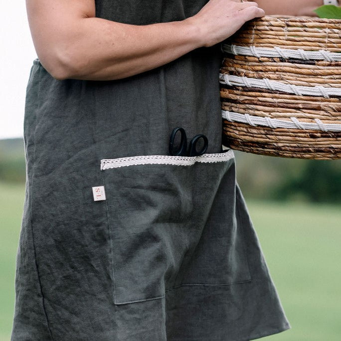 Le tablier japonais pur lin – Image 3