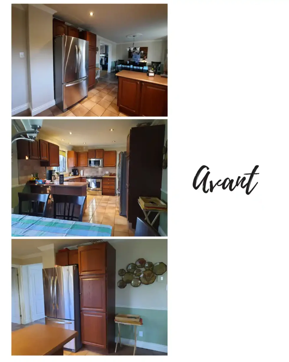 La cuisine avant rénovation